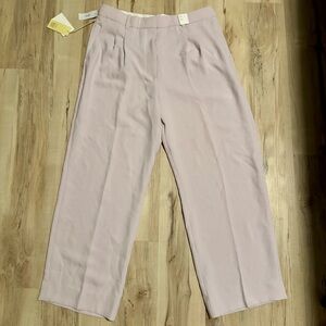 Aritzia Effortless Wilfred Wide Leg Pants (Calluna Lilac)